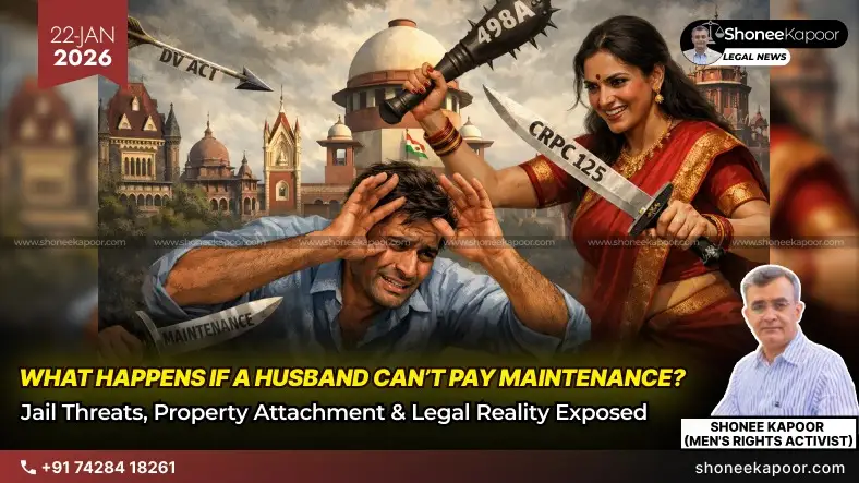 What Happens If a Husband Can’t Pay Maintenance? Jail Threats, Property Attachment &amp; Legal Reality ExposedAuto Draft