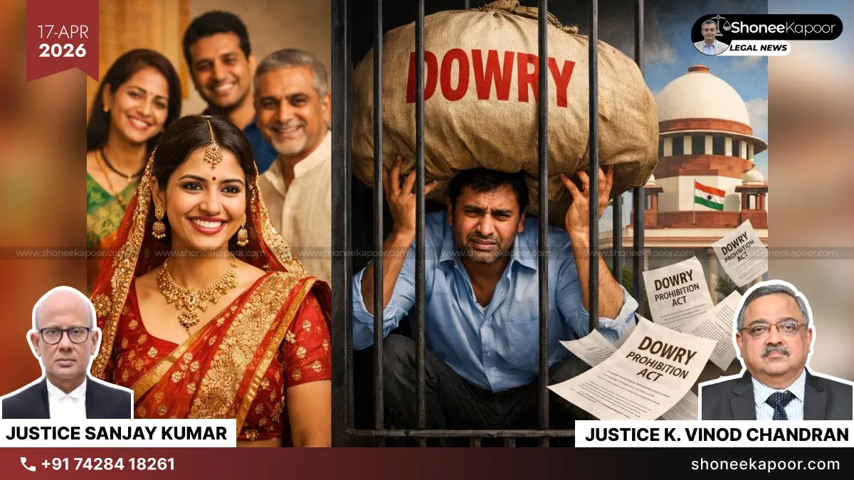 Supreme Court: Wife & In-Laws Can’t Be Prosecuted For Giving Dowry Based On Her Complaint Against Husband For Taking Dowry