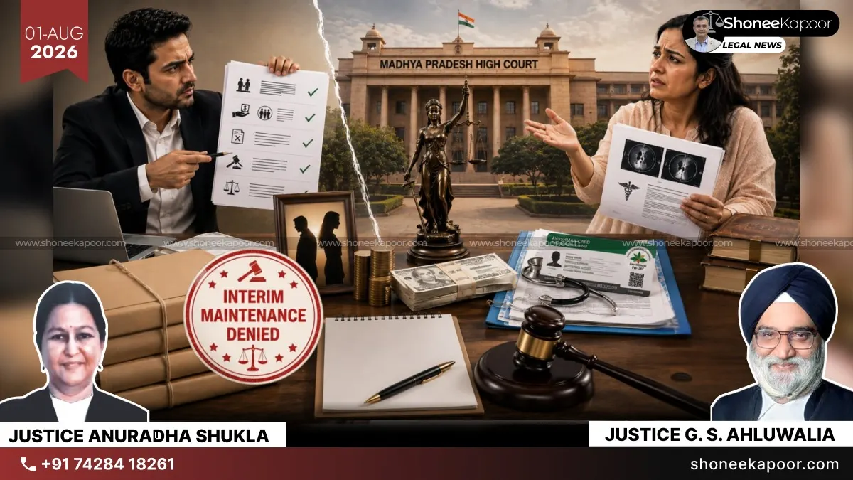 Interim Maintenance Rejected | “You Say Your Husband Is Of Unsound Mind? Your Own Pleadings Have Placed Your Claim In Jeopardy”: MP High Court