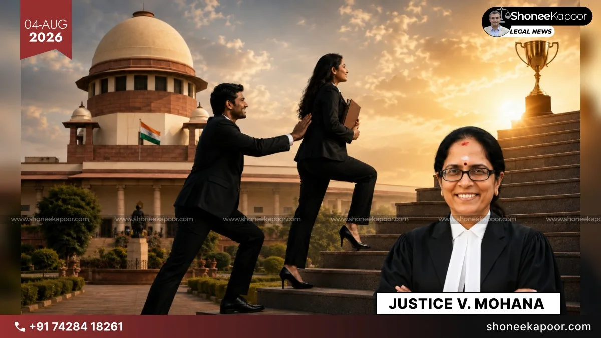 Supreme Court Justice V Mohana: “Behind Every Successful Woman Is a Husband”