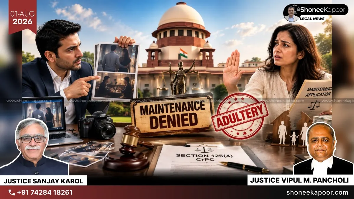 Husband’s Adultery Plea And Evidence Must Be Heard And Examined Before Wife Is Granted Maintenance: Supreme Court’s Big Message