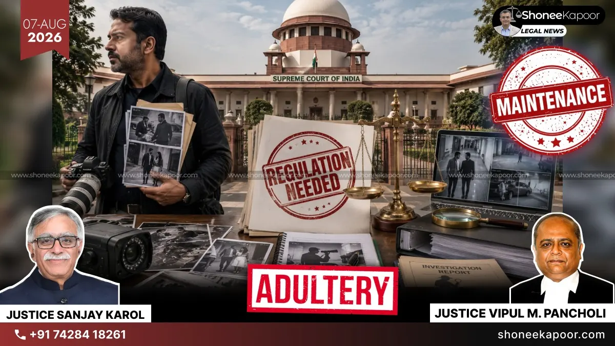 Private Detectives Need Regulation and Accountability In Adultery And Maintenance Cases: Supreme Court