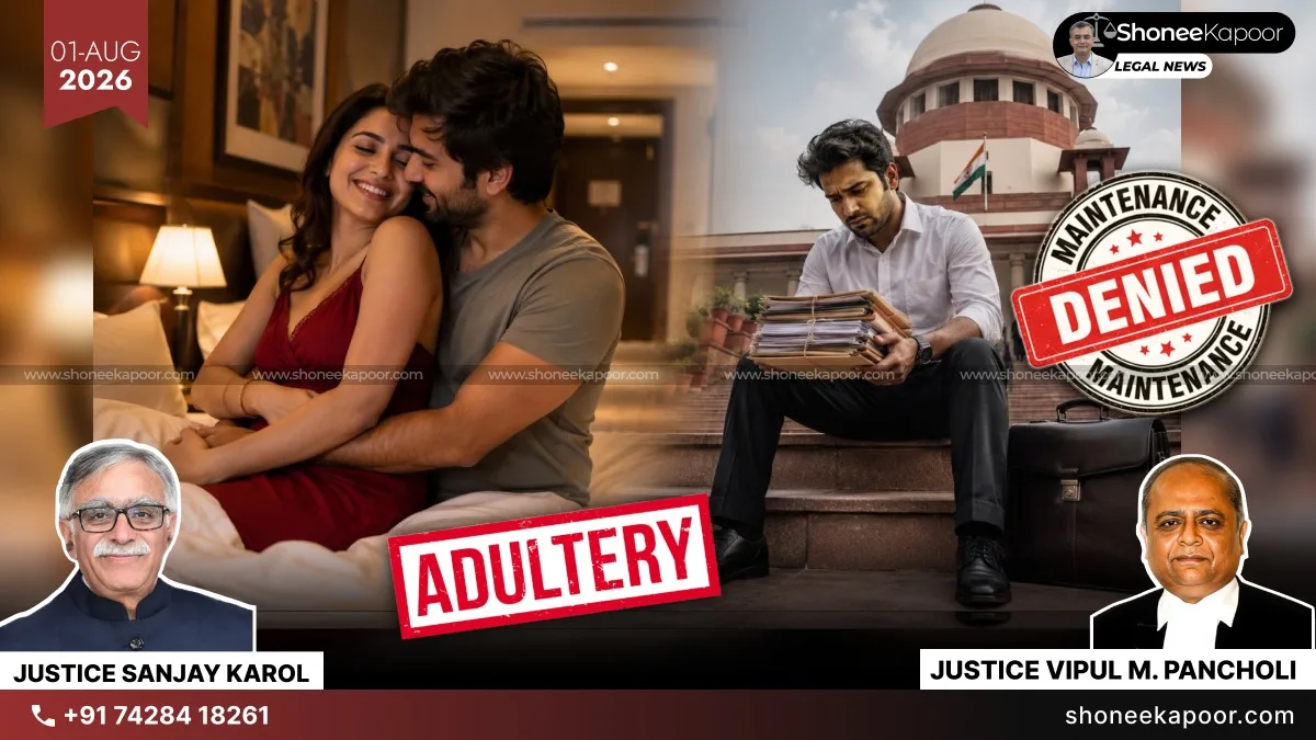 Wife Living in Adultery Can Lose Interim Maintenance If Husband Produces Clear Proof: Supreme Court’s Big Ruling on S. 125 CrPC