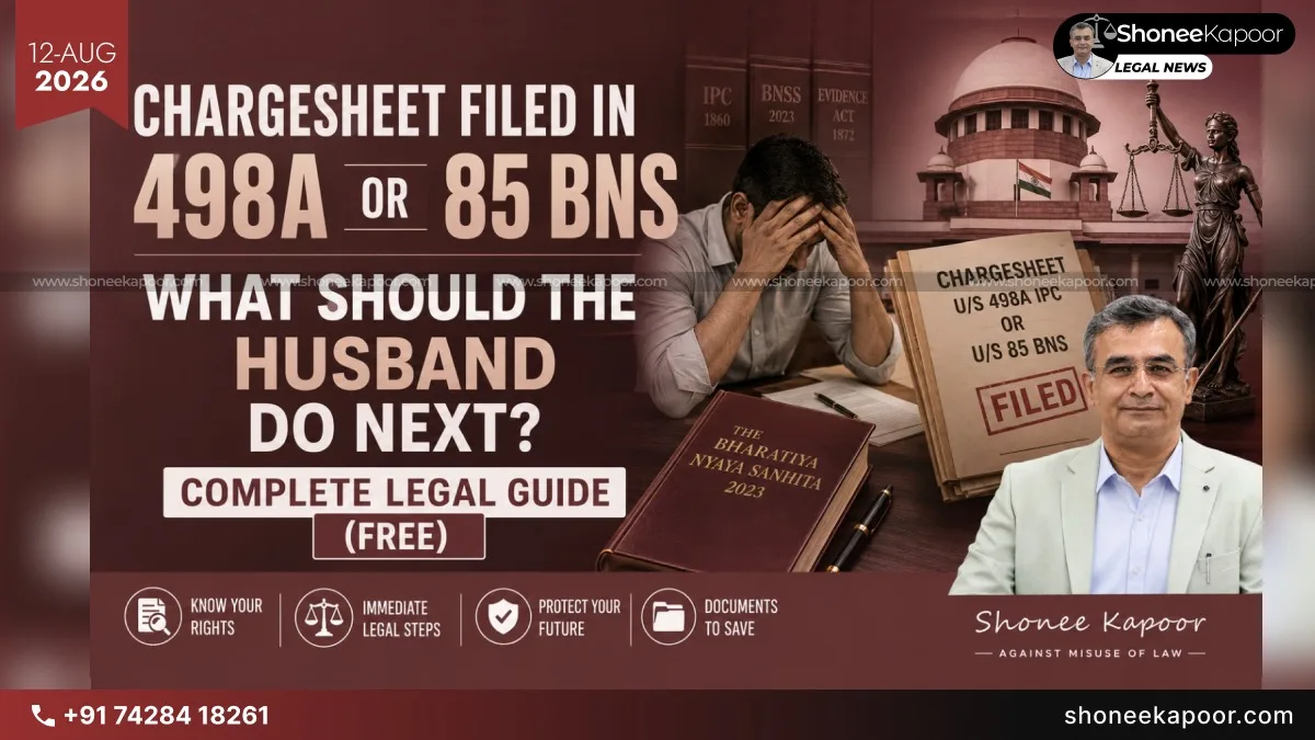 Chargesheet Filed In 498A Or 85 BNS Case: What Should The Husband Do Next?