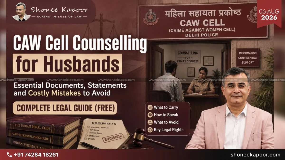CAW Cell Counselling for Husbands: Essential Documents, Safe Statements and Costly Mistakes to Avoid
