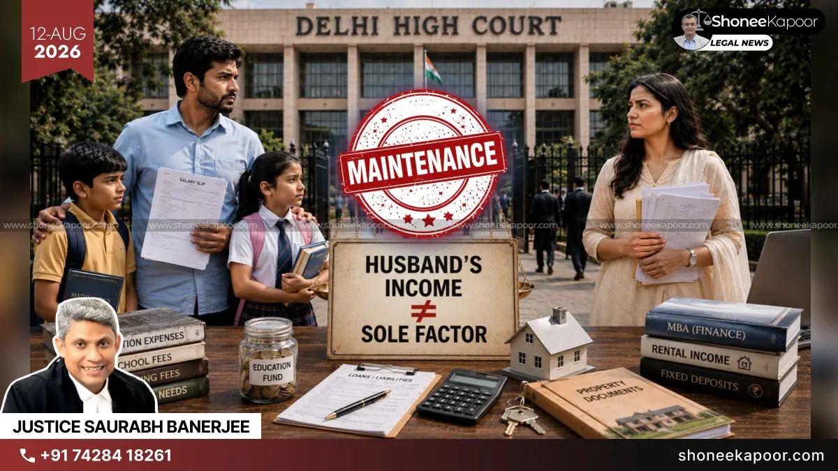 MBA Wife’s Maintenance Cut By Delhi High Court: “Husband’s Income Alone Can’t Decide Alimony, Wife’s Earnings, Qualifications & His Liabilities Matter”