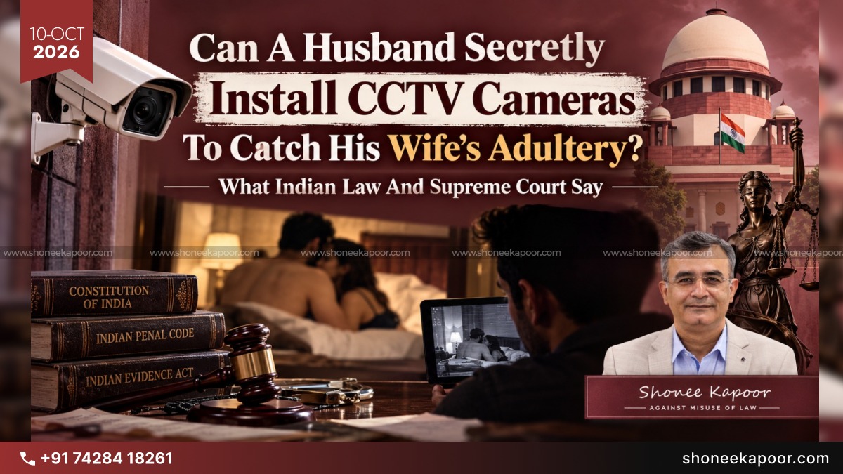 Can a Husband Secretly Install CCTV to Catch His Wife’s Adultery? What Indian Law and Supreme Court Say