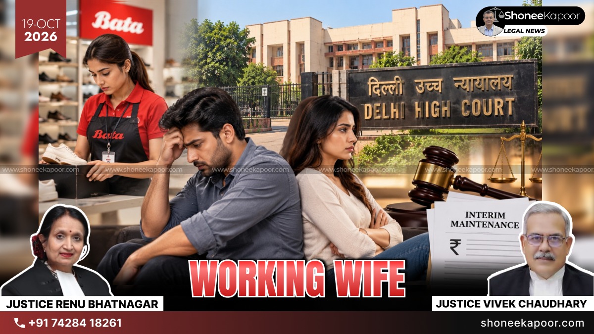 Working Wife Not Entitled To Interim Maintenance For Period She Was Employed: Delhi High Court Grants Relief To Husband