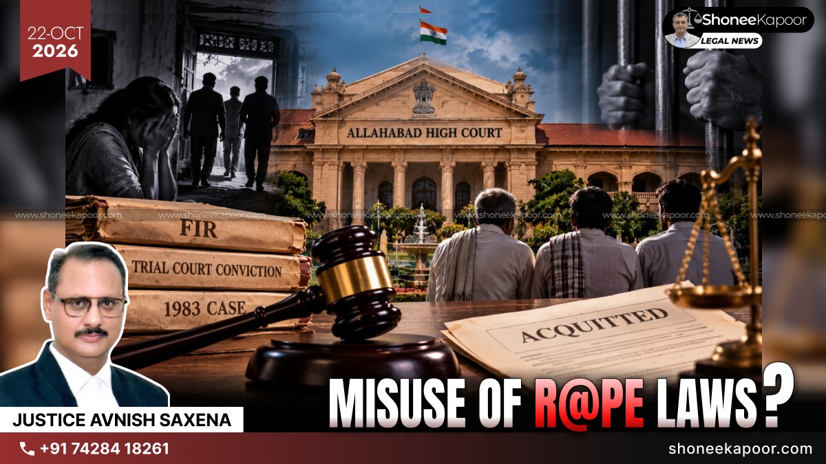 False Rape Case Over Personal Enmity? Allahabad High Court Acquits 3 Men After 43 Years, Finds Serious Doubts In Prosecution's Evidence