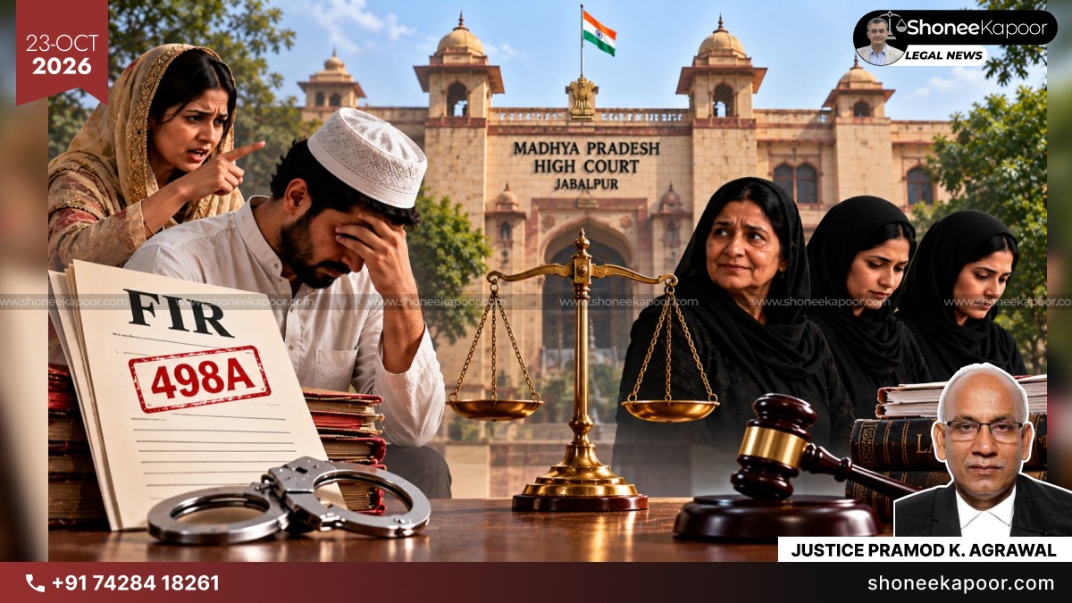 Husband’s Restitution Of Conjugal Rights Plea Is No Ground To Quash 498A Dowry Case Against Him: MP High Court