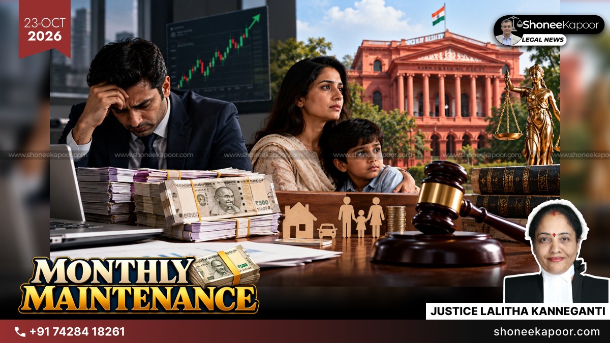 Husband’s Share Sale Earnings Count As Income For Maintenance: Karnataka High Court Raises Wife And Son's Monthly Maintenance To ₹1.2 Lakh