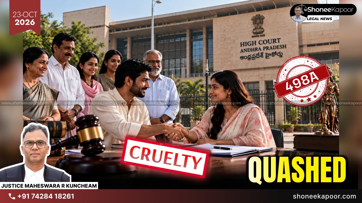 Cruelty & Dowry Harassment Case Against Husband And Family Can Be Quashed After Spouses Amicably Settled Matrimonial Dispute: AP High Court