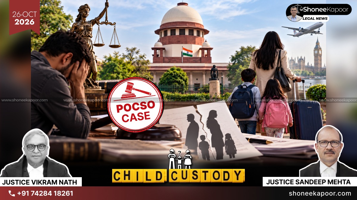 Father Facing POCSO Trial Cannot Get Child Custody Even Without Conviction: Supreme Court