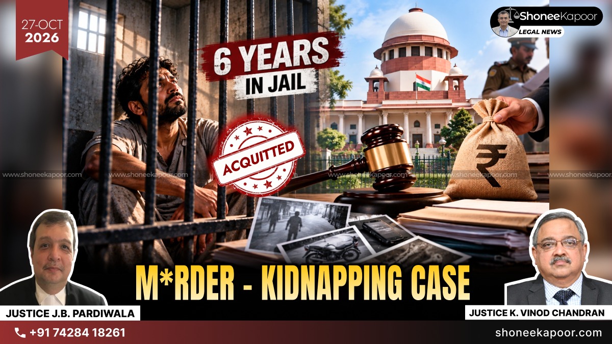 Innocent Man Jailed For 6 Years Without Evidence In Kidnapping And Murder Case: Supreme Court Slams UP Police, Orders ₹6 Lakh Compensation