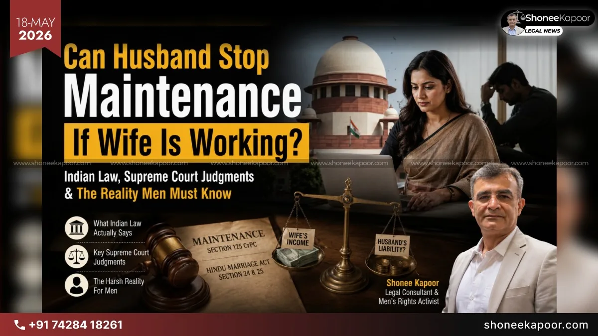 Can Husband Stop Maintenance If Wife Is Working? Indian Law, Supreme Court Judgments & The Reality Men Must Know