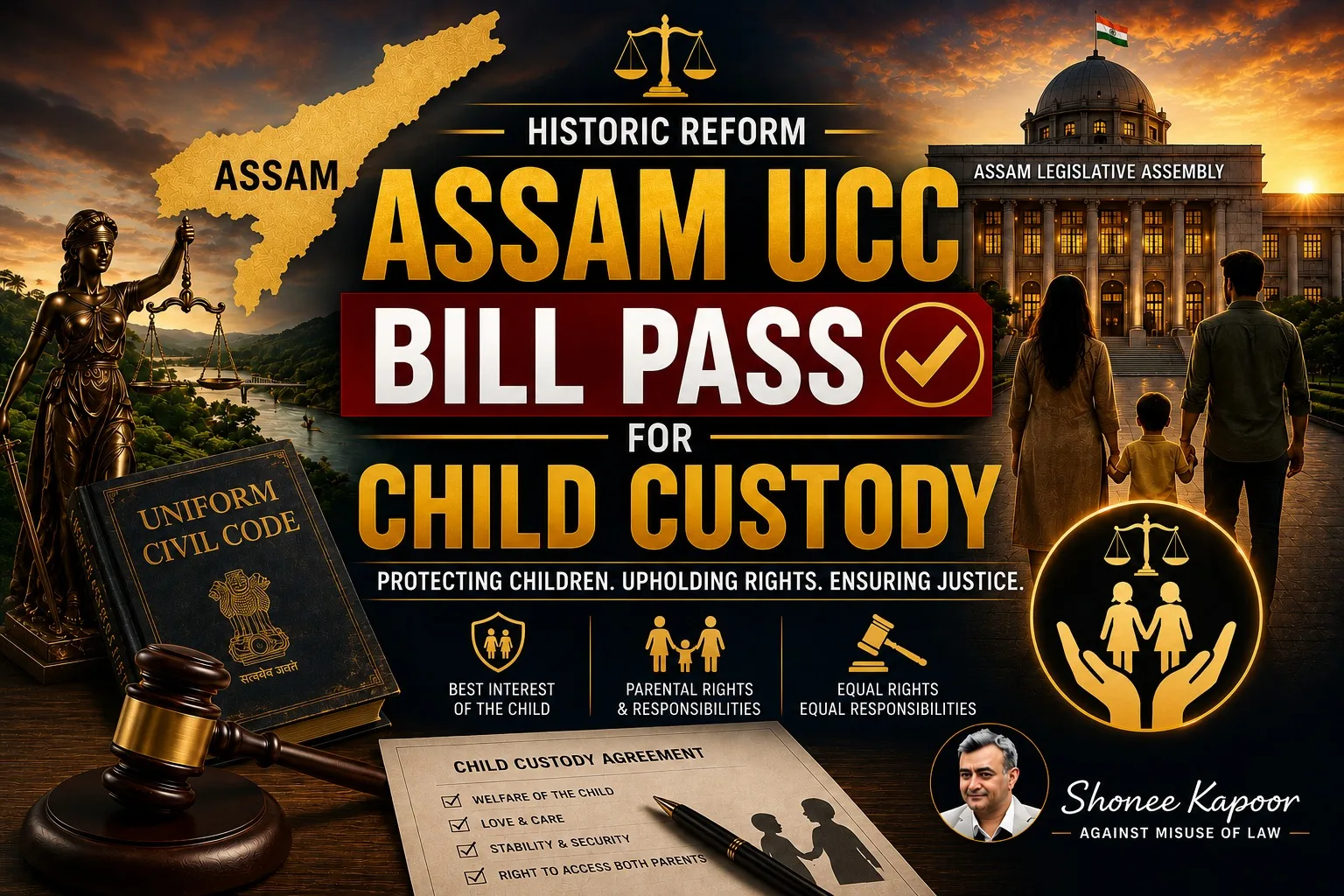 Assam UCC Bill Pass for Child Custody