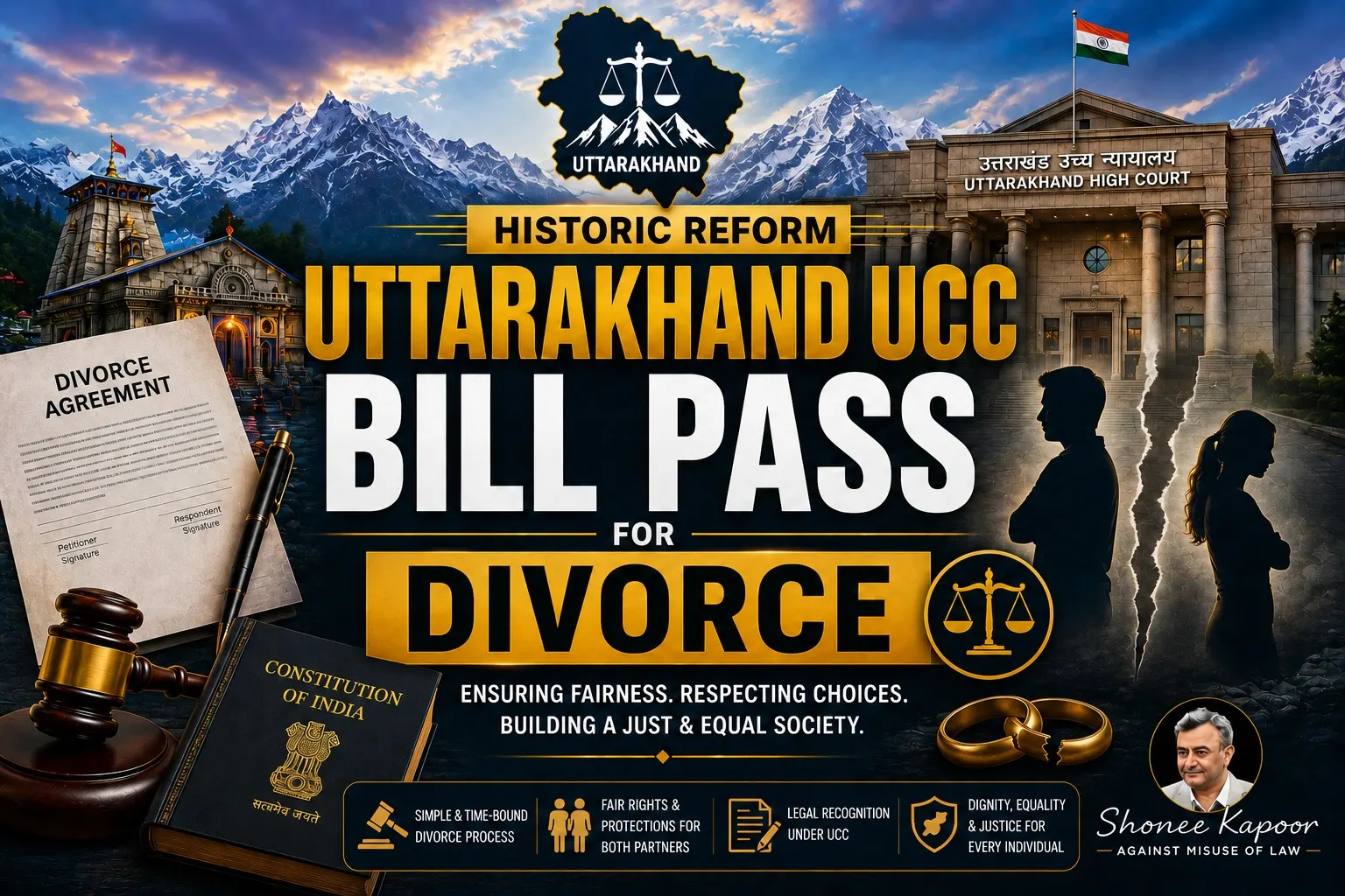 Uttarakhand UCC Bill Pass for Divorce